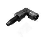OBP 90 Degree CPE Forged Fuel Hose End Fitting - Black 03