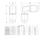 OBP AN / JIC Standard Equal 90 Degree Adaptor - Image 3