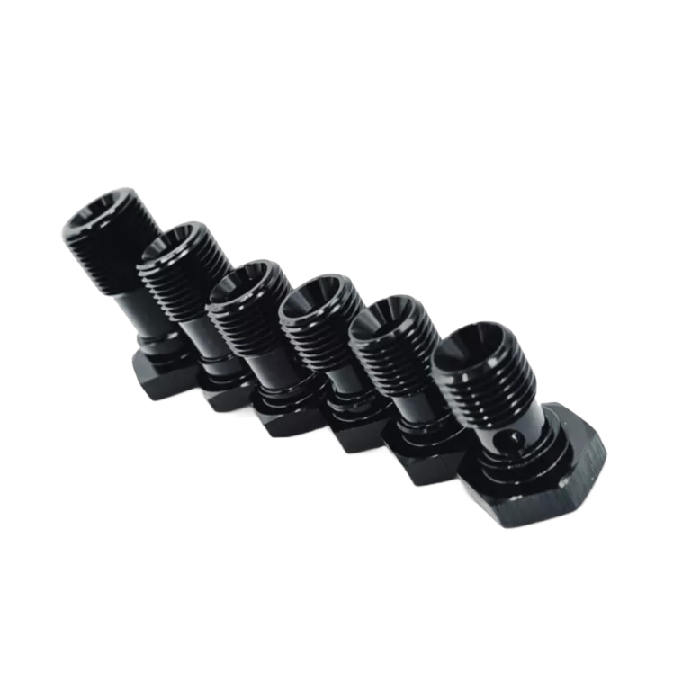 OBP AN / JIC Alloy Banjo Bolts - Black
