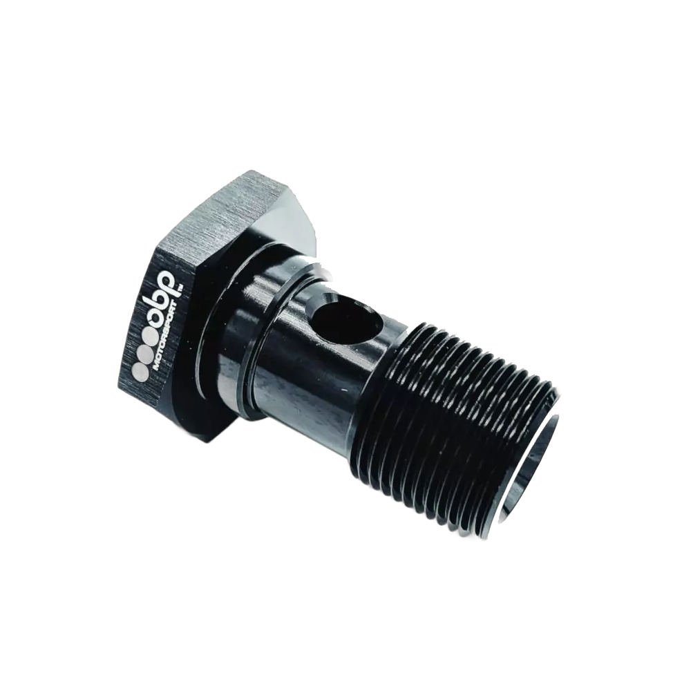 OBP AN / JIC Alloy Extended Banjo Bolts - Black - 02