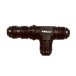 OBP AN / JIC Bulkhead Tee on The Run Adaptor - Black