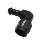 OBP AN / JIC Female to Barbed Adaptor - 90 Degree - Black 02