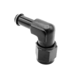 OBP AN / JIC Female to Barbed Adaptor - 90 Degree - Black 03