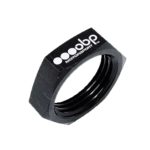 OBP AN / JIC Fuel Hose Bulkhead Adaptor Nut - Black 02