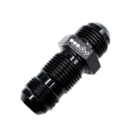 OBP AN / JIC Male Bulkhead Straight Adaptor - Black