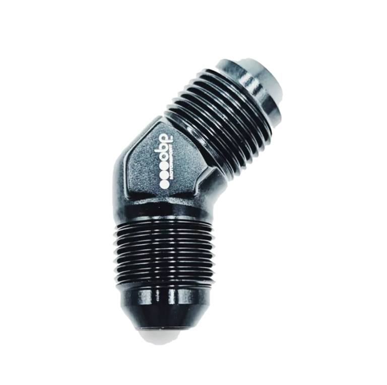 OBP AN / JIC Standard Equal 45 Degree Adaptor - Black 03