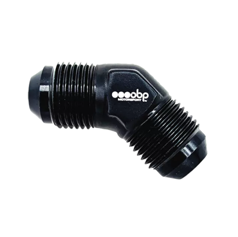 OBP AN / JIC Standard Equal 45 Degree Adaptor - Black