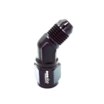 OBP AN JIC Standard Equal 45 Degree Female to Male Adaptor - Black