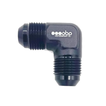 OBP AN JIC Standard Equal 90 Degree Adaptor - Black Anodised Aluminium 02