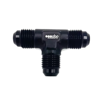 OBP AN JIC Standard Tee Equal Adaptor - Black Anodised Aluminium