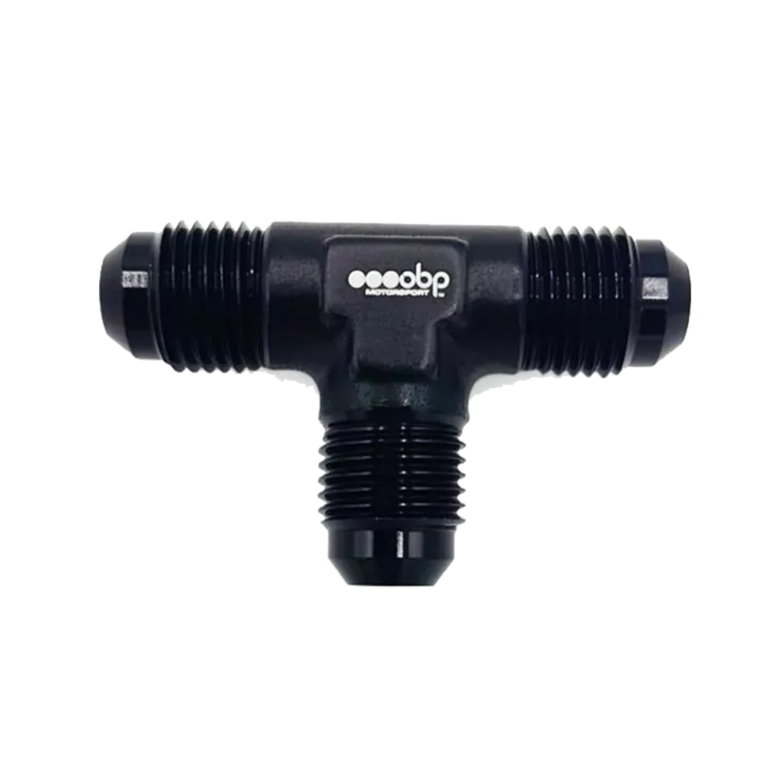 OBP AN JIC Standard Tee Equal Adaptor - Black Anodised Aluminium