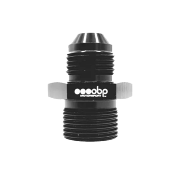 OBP AN / JIC to BSP Fuel Hose Adaptor - Black