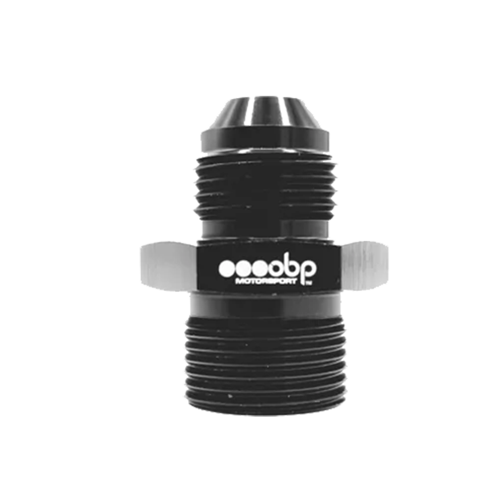 OBP AN / JIC to BSP Fuel Hose Adaptor - Black