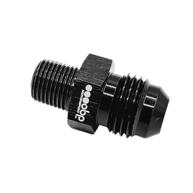 OBP AN/JIC to NPT Fuel Hose Adaptor - Black 02