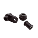 OBP AN3 Braided Brake Hose Mounting Accessories - Black