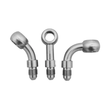 OBP AN3 Stainless Steel Brake Banjo Male Hose End