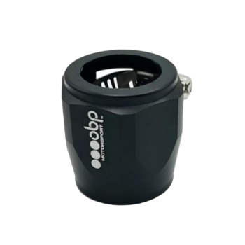OBP Aluminium Hose Finisher Clamps - Black 02