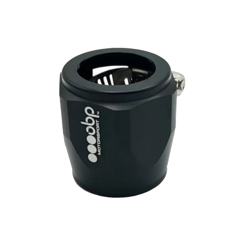 OBP Aluminium Hose Finisher Clamps - Black 02
