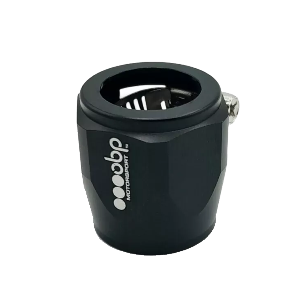 OBP Aluminium Hose Finisher Clamps - Black 02