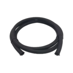 OBP CPE Rubber Nylon Stainless Steel Braided Fuel Hose - Black 02