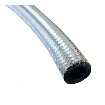 OBP CPE Rubber Stainless Steel Braided Fuel Hose 02