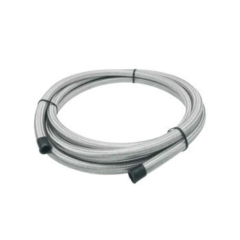OBP CPE Rubber Stainless Steel Braided Fuel Hose