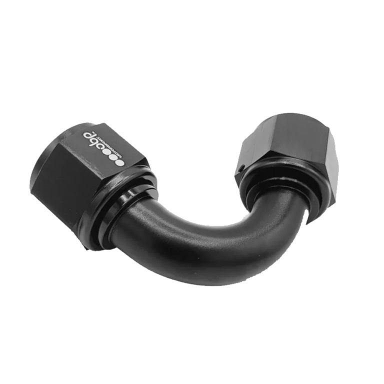 OBP Female AN to AN Connectors 120 Degree - Black 02