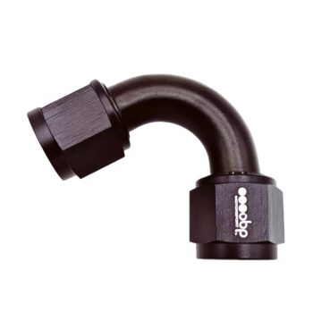 OBP Female AN to AN Connectors 120 Degree - Black