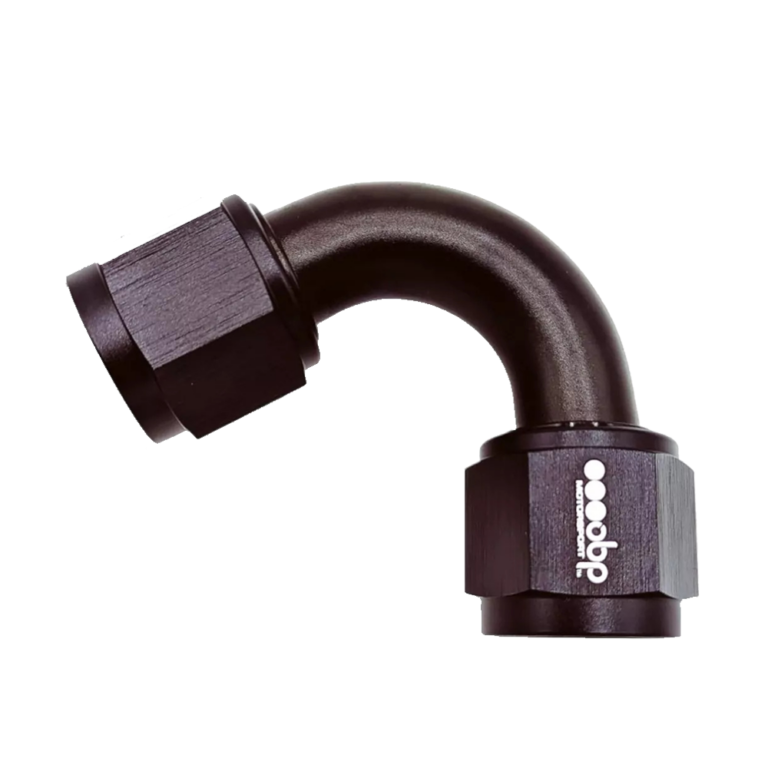 OBP Female AN to AN Connectors 120 Degree - Black