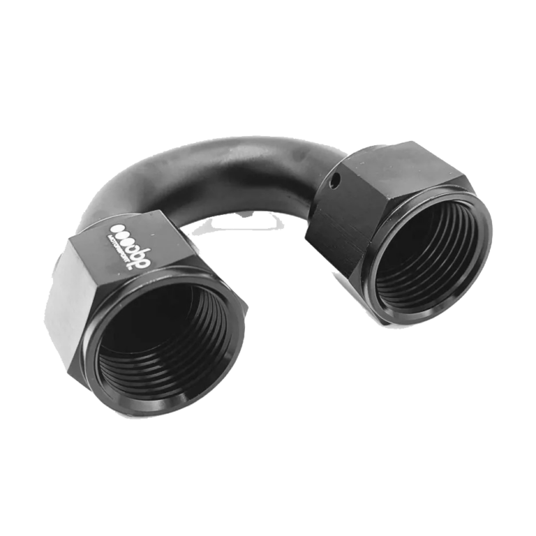 OBP Female AN to AN Connectors 180 Degree - Black 02