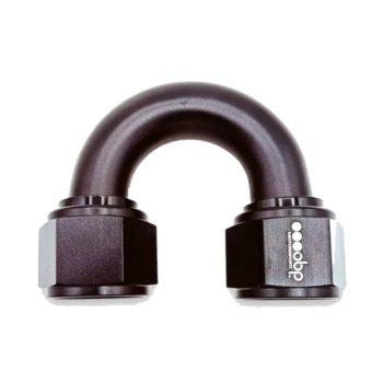 OBP Female AN to AN Connectors 180 Degree - Black