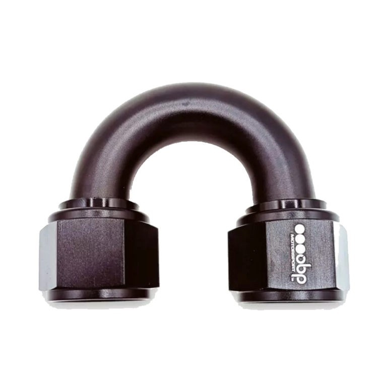 OBP Female AN to AN Connectors 180 Degree - Black