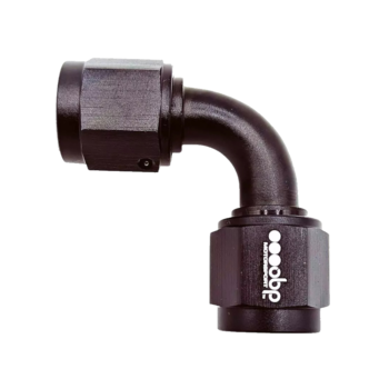 OBP Female AN to AN Connectors 90 Degree - Black 01