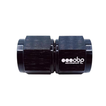 OBP Female AN to AN Straight Connectors - Black 02
