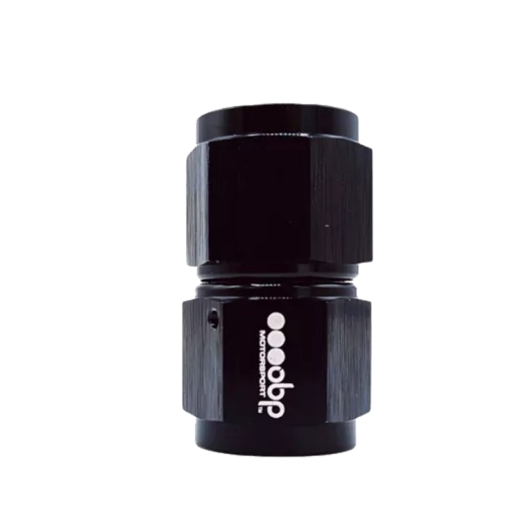 OBP Female AN to AN Straight Connectors - Black