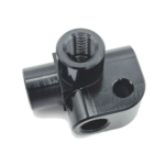 OBP M10x1 Aluminium 4 Way Adaptor - Black