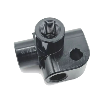 OBP M10x1 Aluminium 4 Way Adaptor - Black