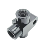 OBP M10x1 Female Tee Adaptor - Black 02