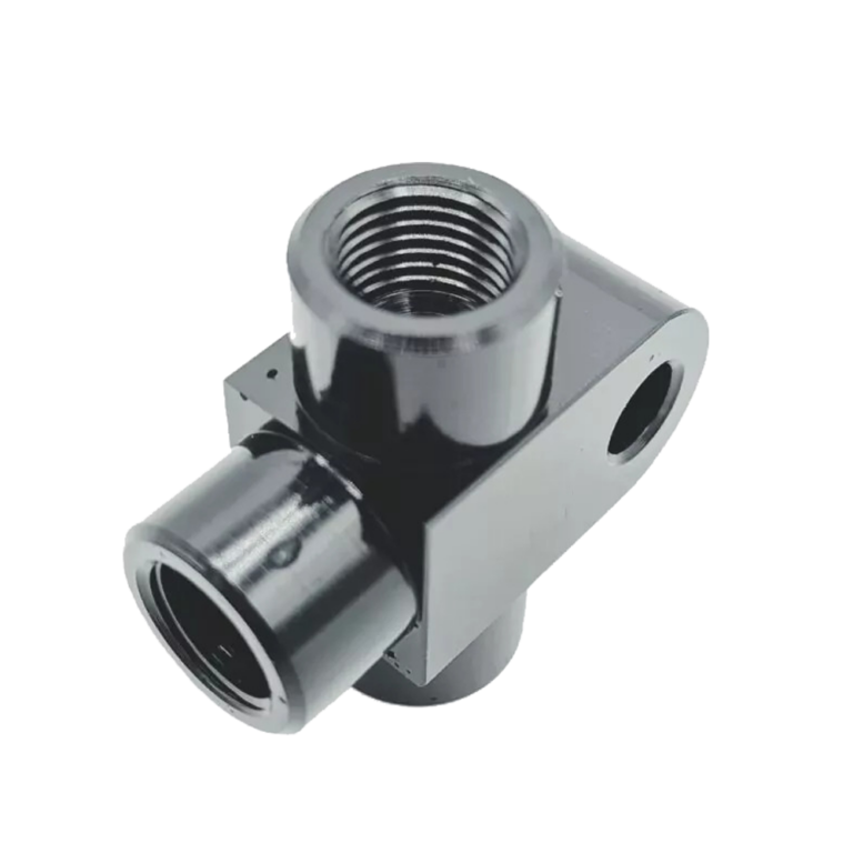 OBP M10x1 Female Tee Adaptor - Black 02