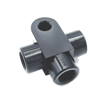 OBP M10x1 Female Tee Adaptor - Black