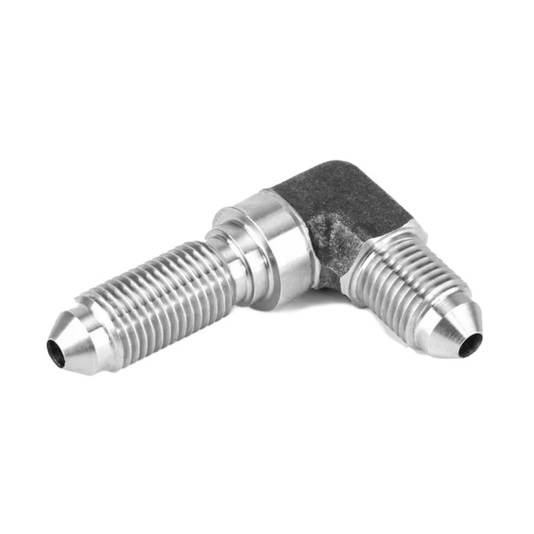 OBP Male Bulkhead Stainless Steel 90 Degree Adaptor