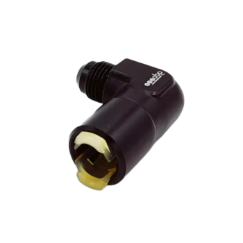 OBP OE Fuel Line Female to AN/JIC Male Quick Connector 90 Degree - Black 02