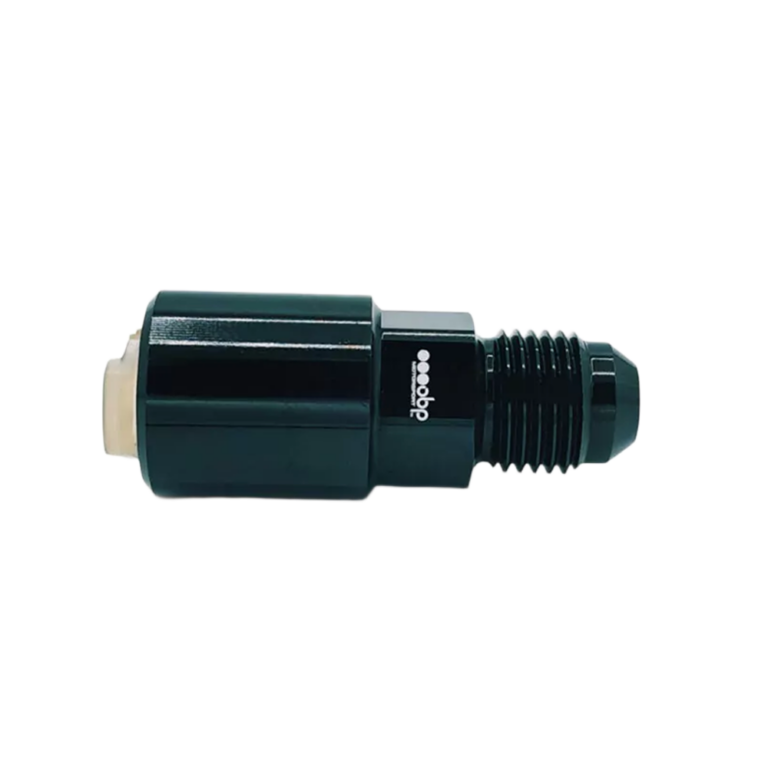 OBP OE Fuel Line Female to AN/JIC Male Quick Connector - Black