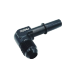 OBP OE Fuel Line to AN/JIC Male Quick 90 Degree Connector - Black 02