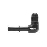 OBP OE Fuel Line to AN/JIC Male Quick 90 Degree Connector - Black