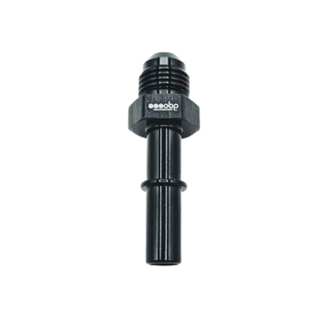 OBP OE Fuel Line to AN/JIC Male Quick Connector - Black 02