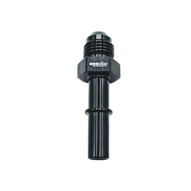 OBP OE Fuel Line to AN/JIC Male Quick Connector - Black 02