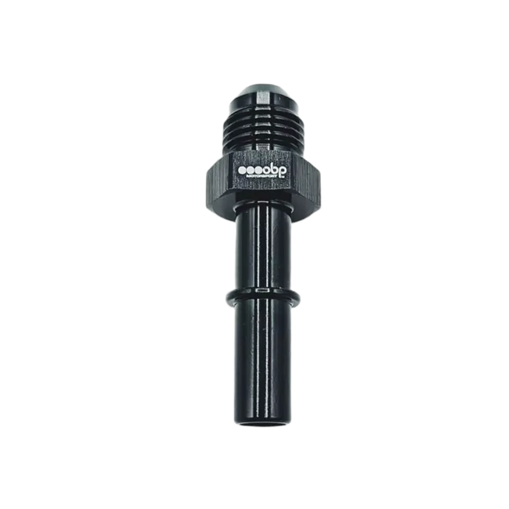 OBP OE Fuel Line to AN/JIC Male Quick Connector - Black 02