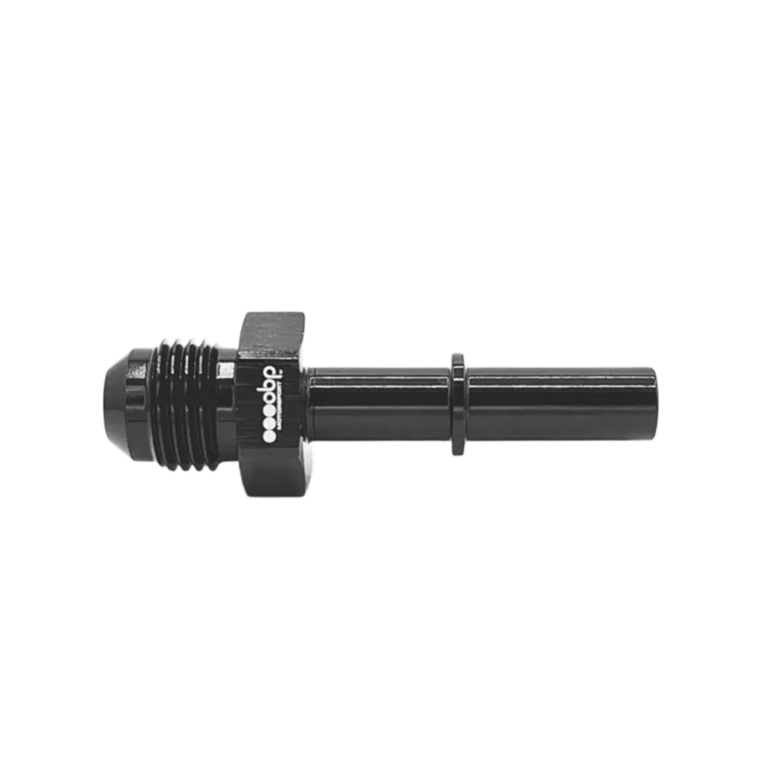 OBP OE Fuel Line to AN/JIC Male Quick Connector - Black