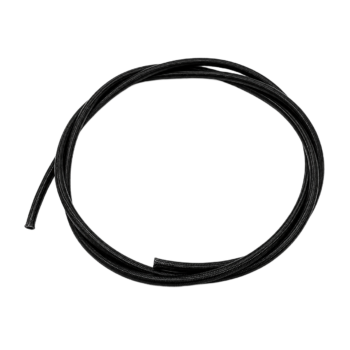 OBP PTFE Lined PVC Coated Braided Fuel Hose - Meter - Black